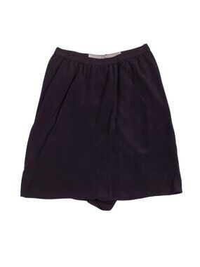 RICK OWENS S/S 2017 WALRUS Black Silk Blend Shorts Sz IT 38